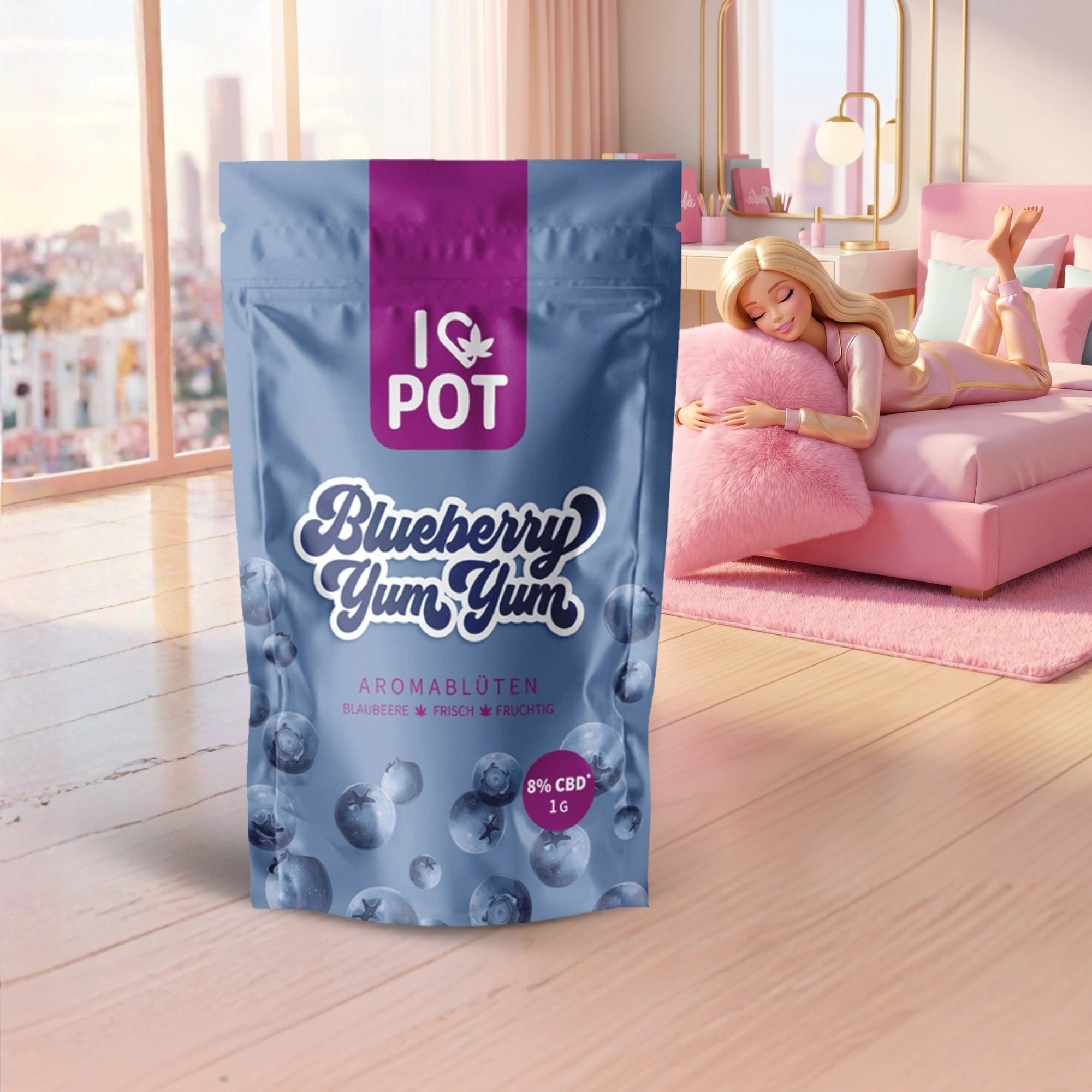 CBD-Blüte - Blueberry Yum Yum