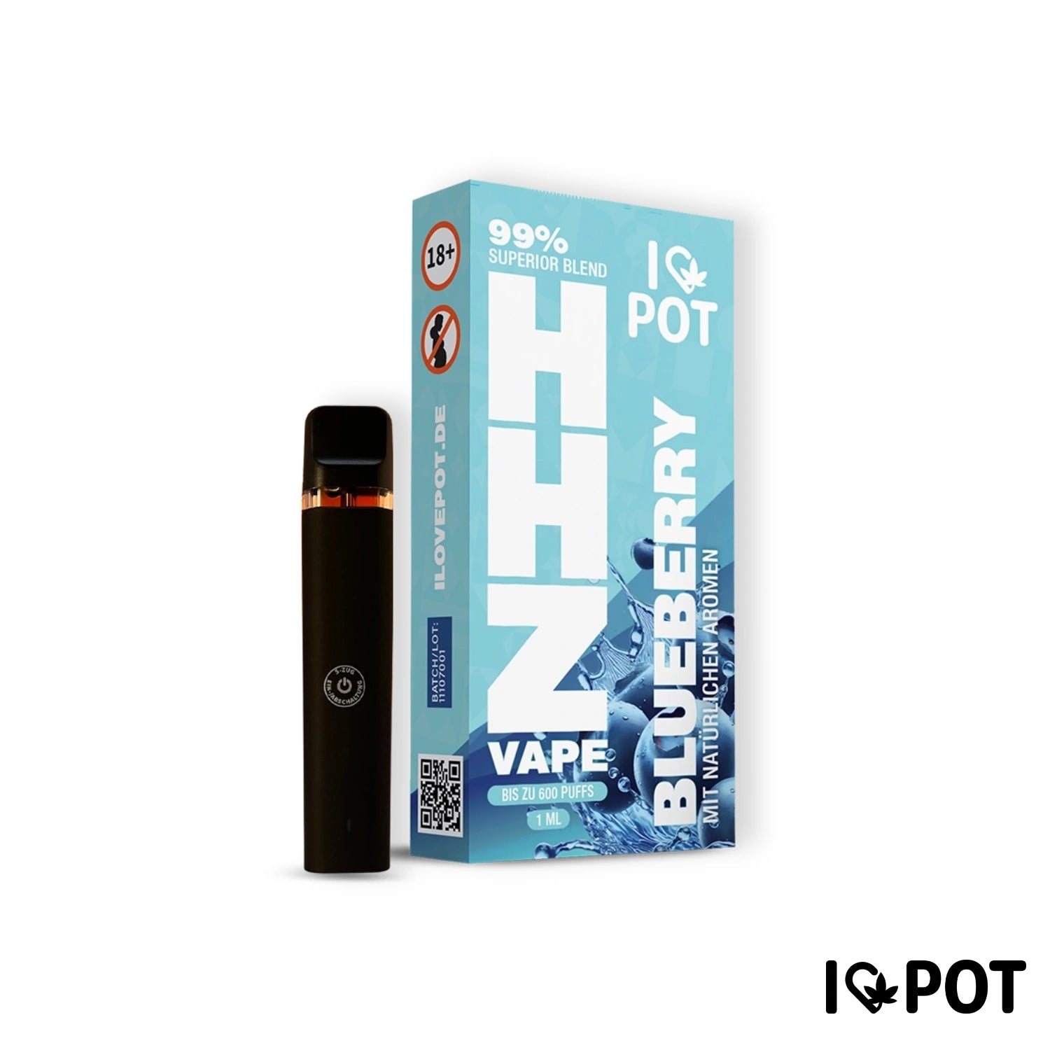 HHZ Vape Pen 95% - Blueberry