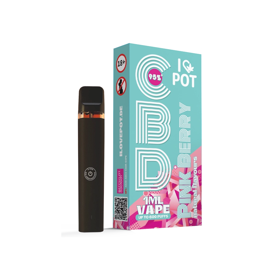 CBD Vape Pen 95% - Pink Berry
