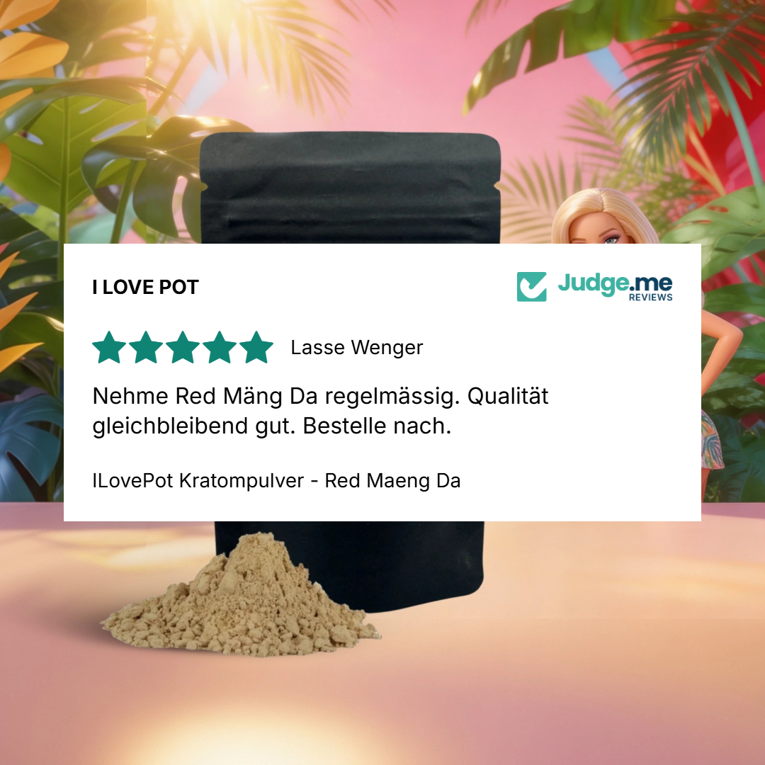 ILovePot Kratompulver - Red Maeng Da