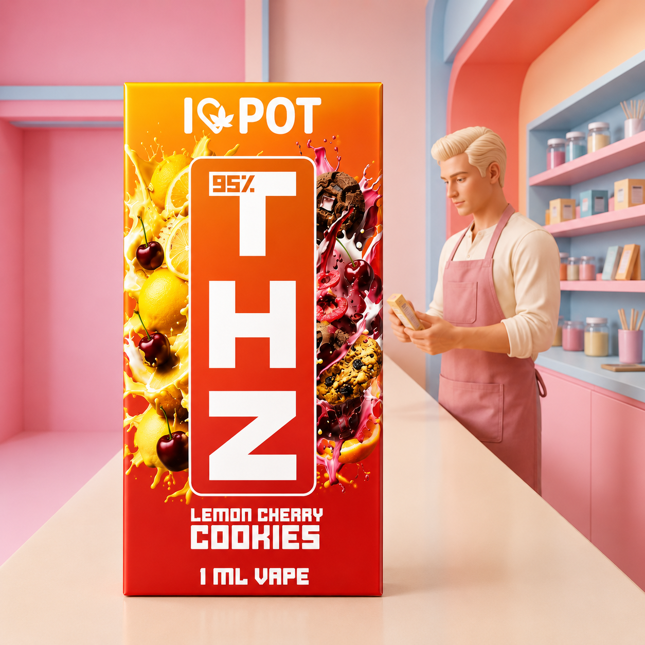 THZ Vape 95% – Lemon Cherry Cookies