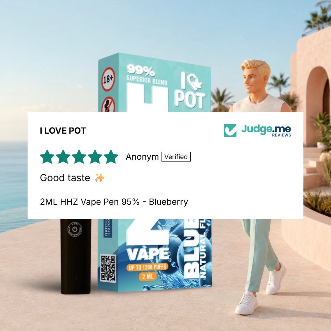 2ML HHZ Vape Pen 95% - Blueberry
