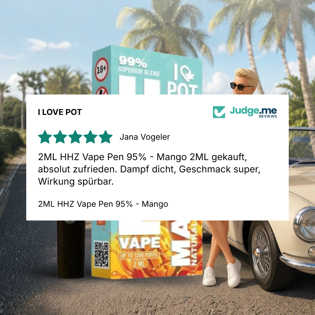 2ML HHZ Vape Pen 95% - Mango