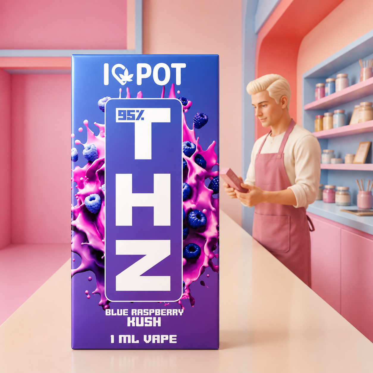 THZ Vape 95% – Blue Raspberry Kush