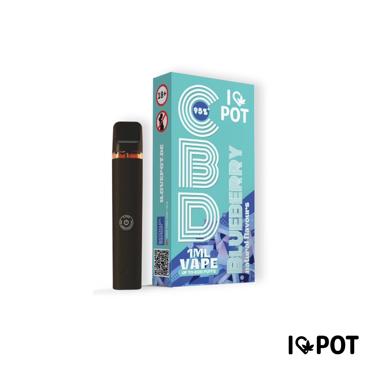 CBD Vape Pen 95% - Blueberry