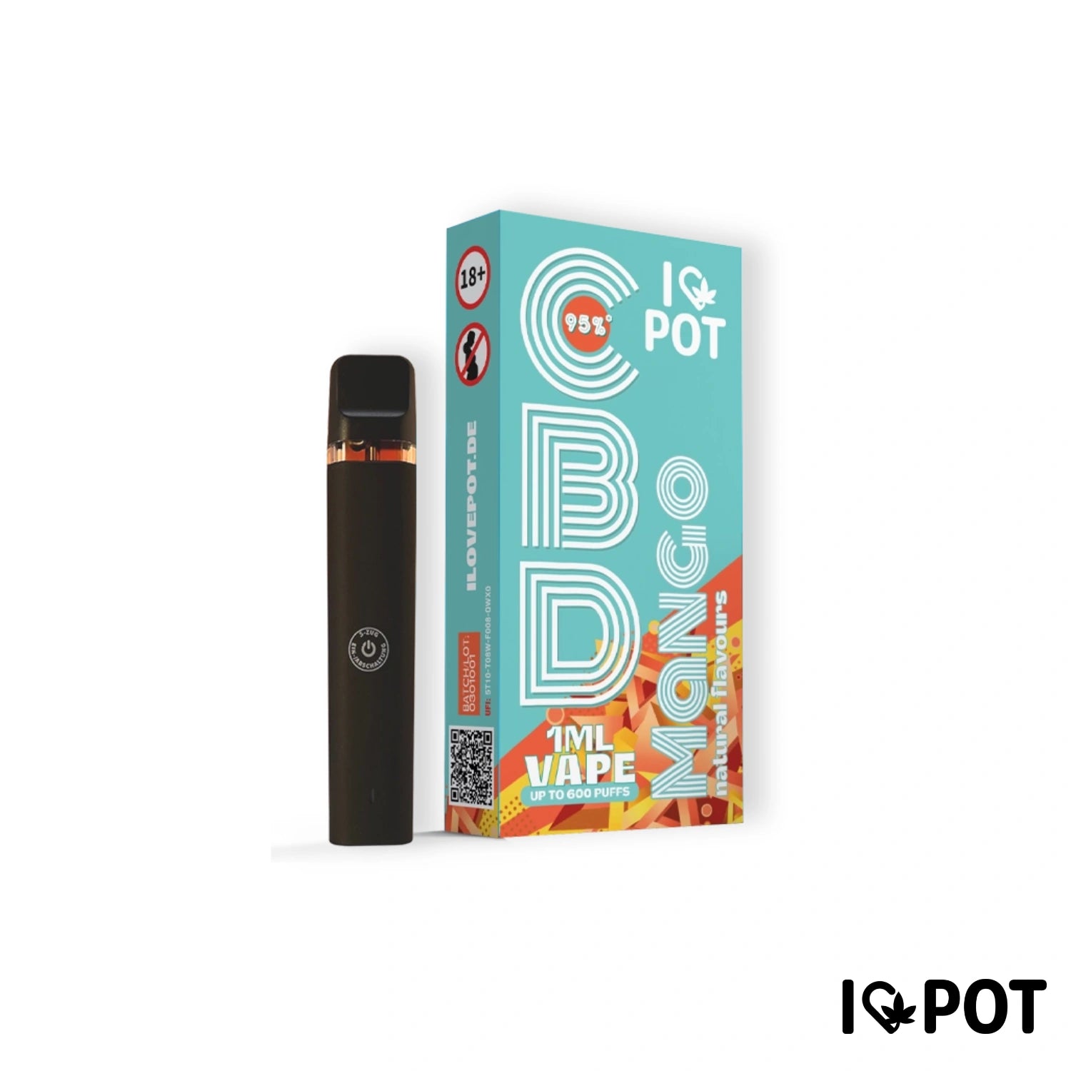 CBD Vape Pen 95% - Mango