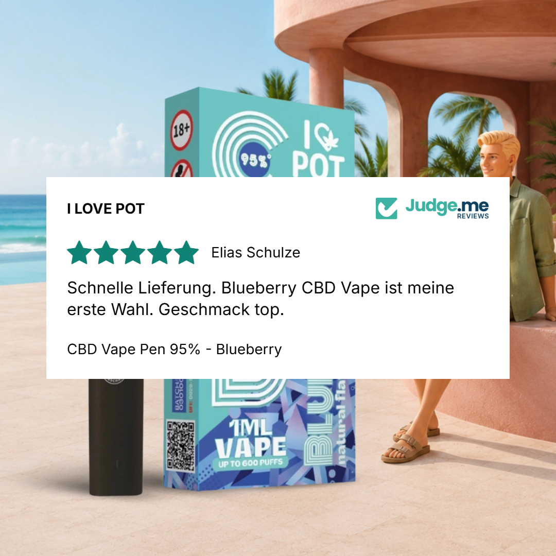 CBD Vape Pen 95% - Blueberry