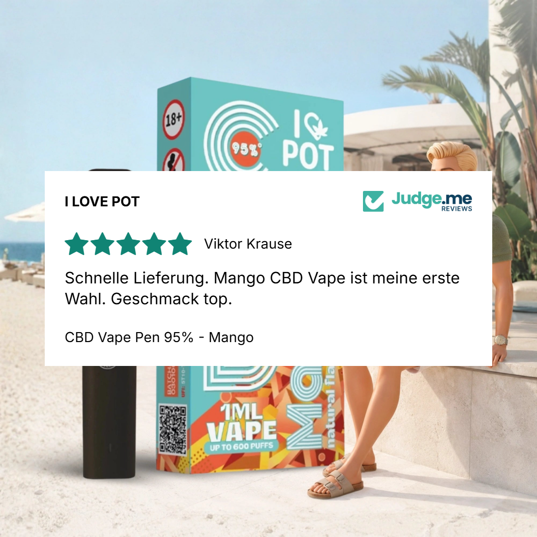 CBD Vape Pen 95% - Mango