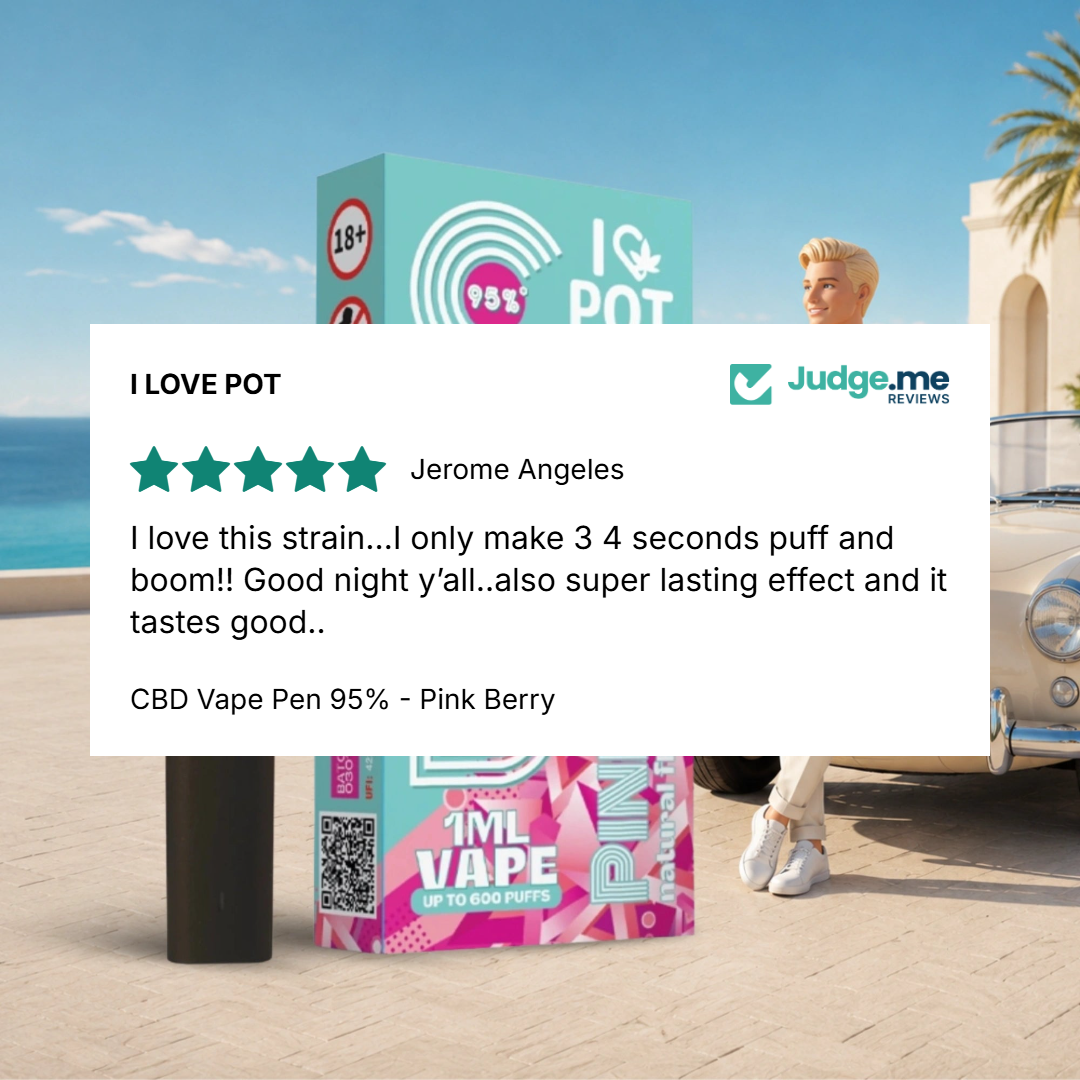 CBD Vape Pen 95% - Pink Berry