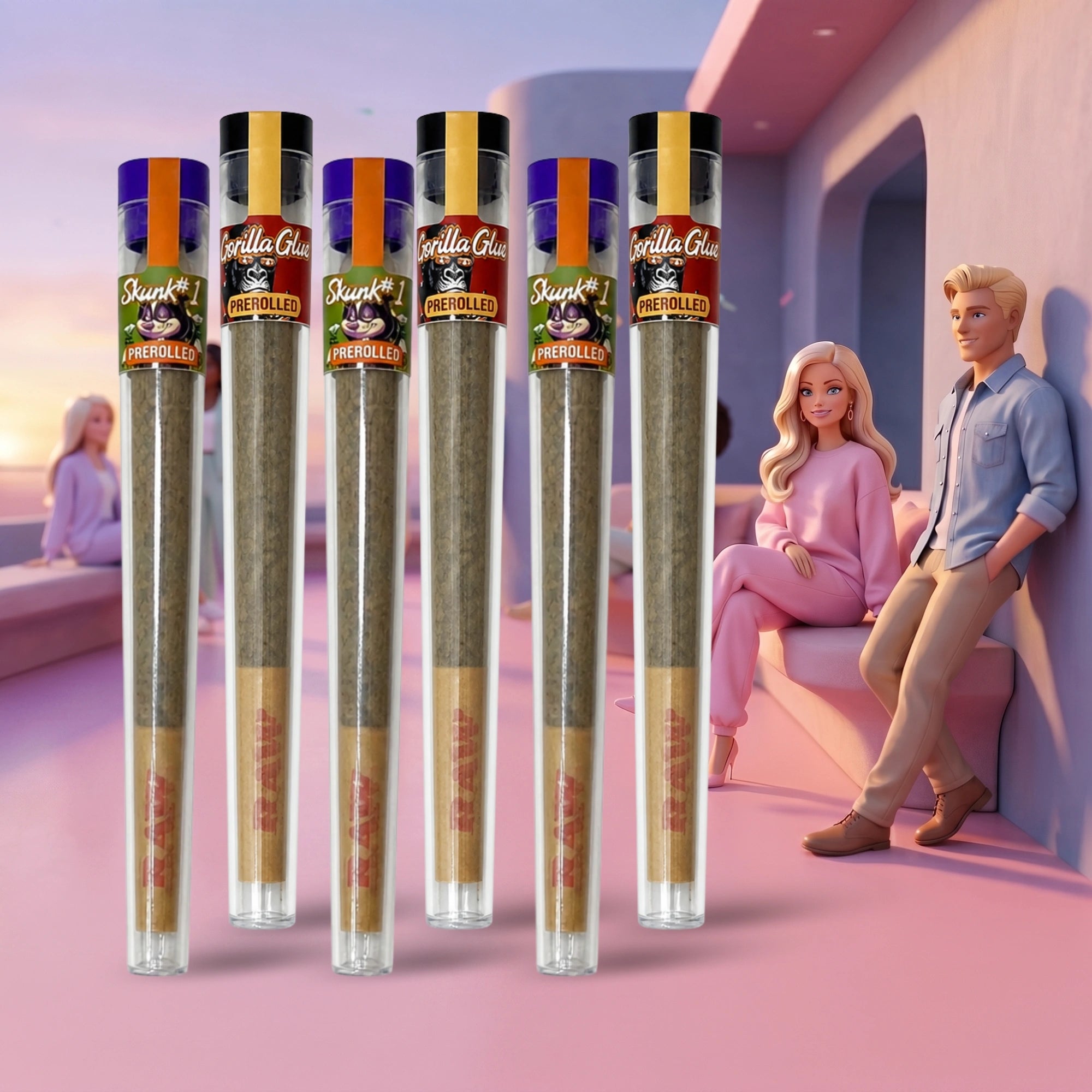 HHZ Pre-Roll Bundle - Gorilla Glue mit 5 Stk