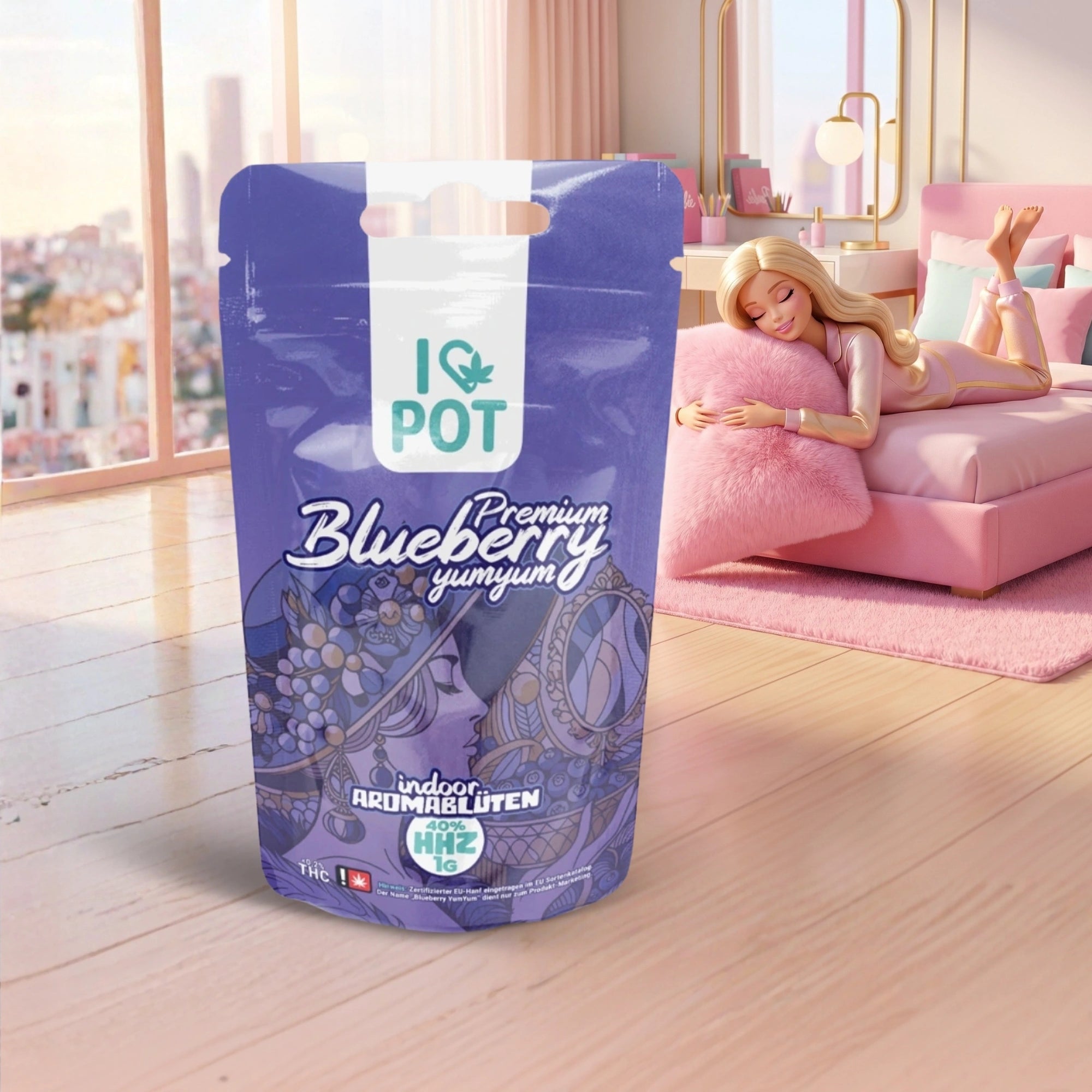 HHZ Premium Blüte - Blueberry Yum Yum