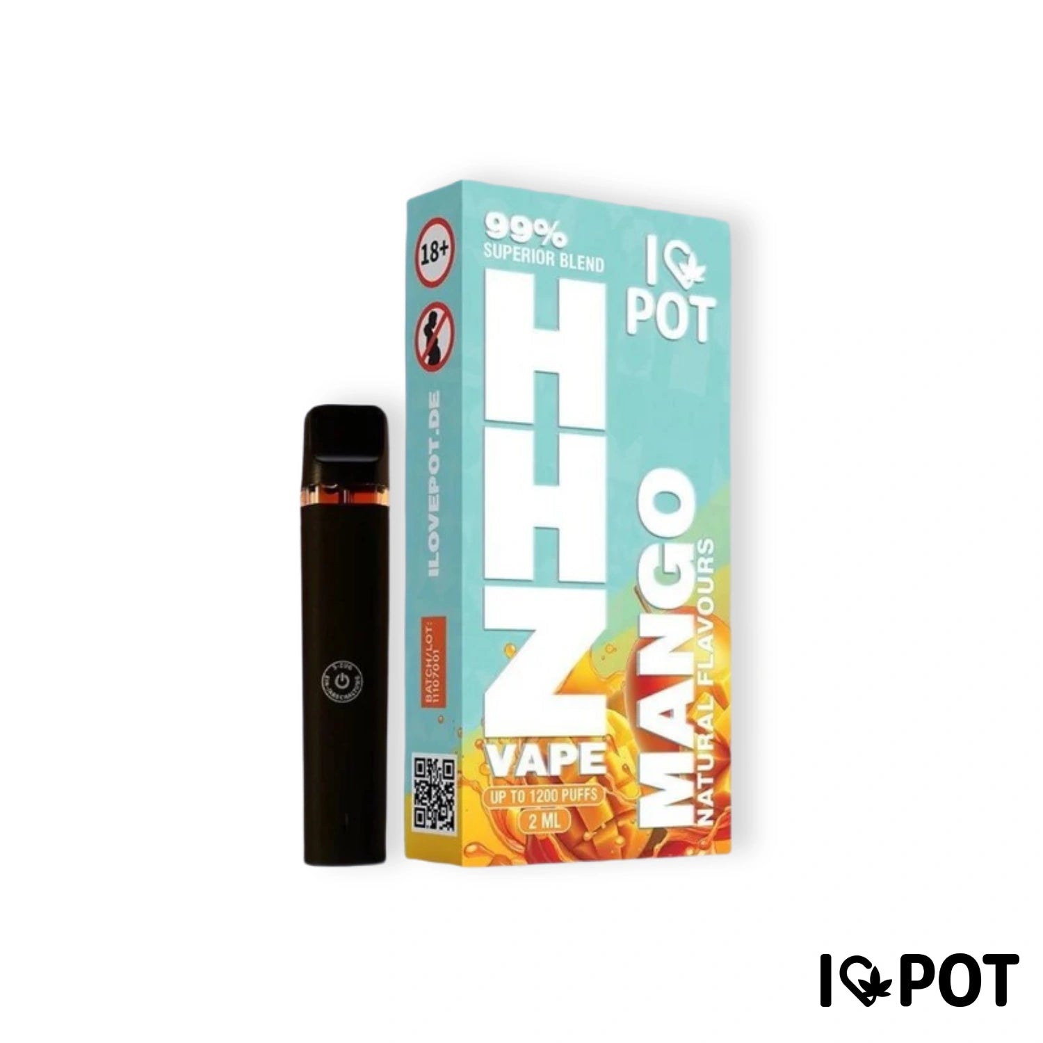 2ML HHZ Vape Pen 95% - Mango