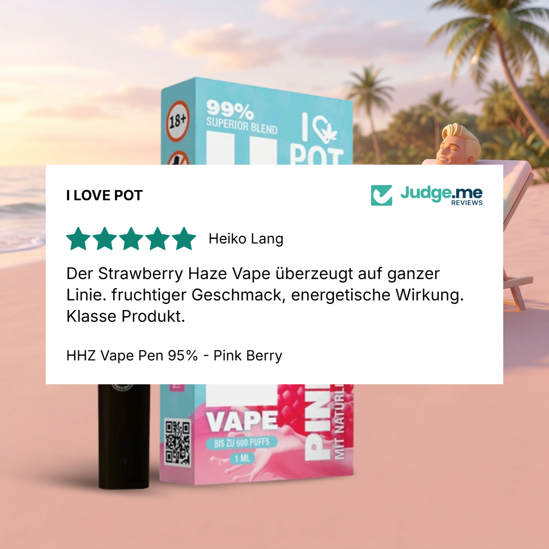 HHZ Vape Pen 95% - Pink Berry