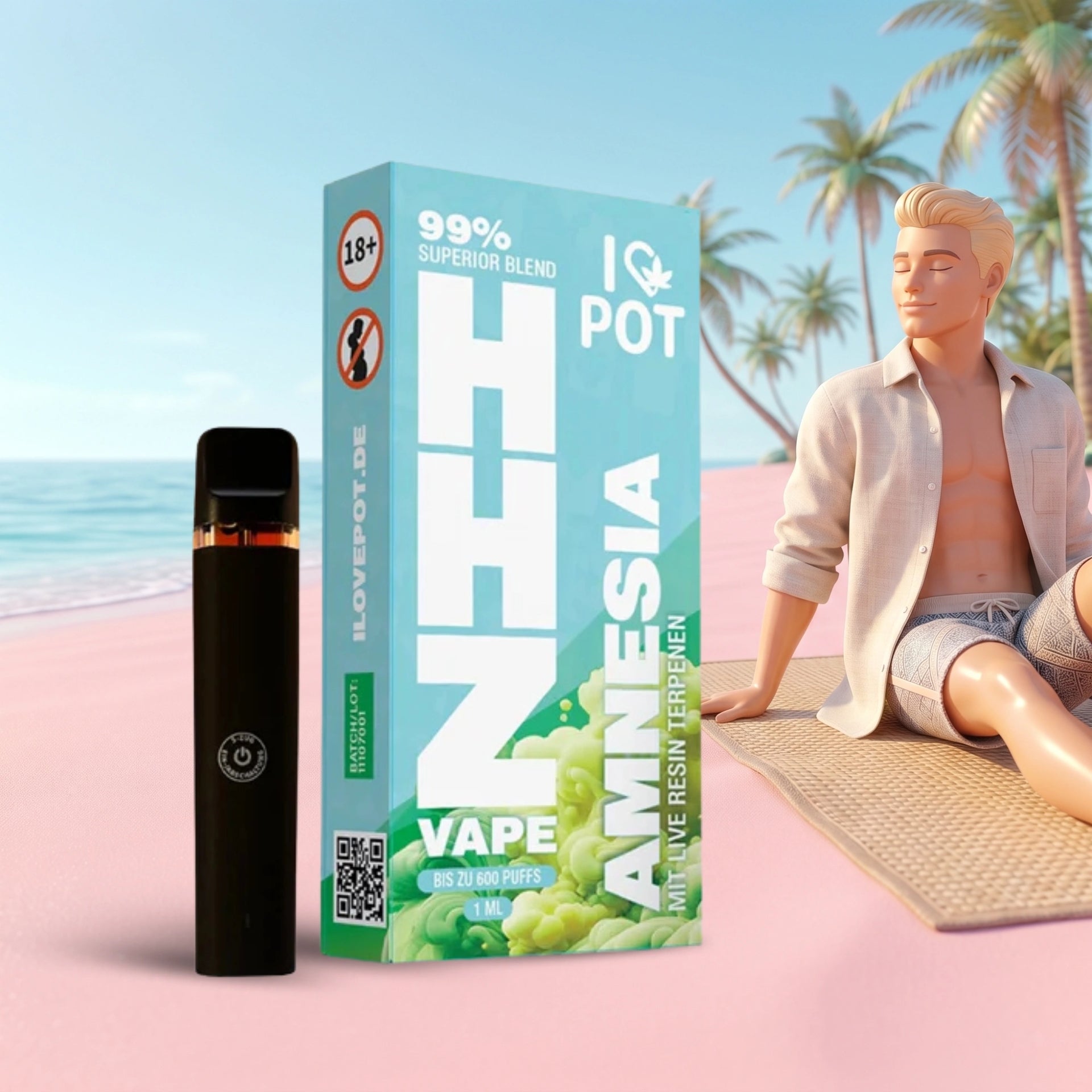 elfbar elfa master akku I Love Pot - HHZ - Einweg Vape main image 1