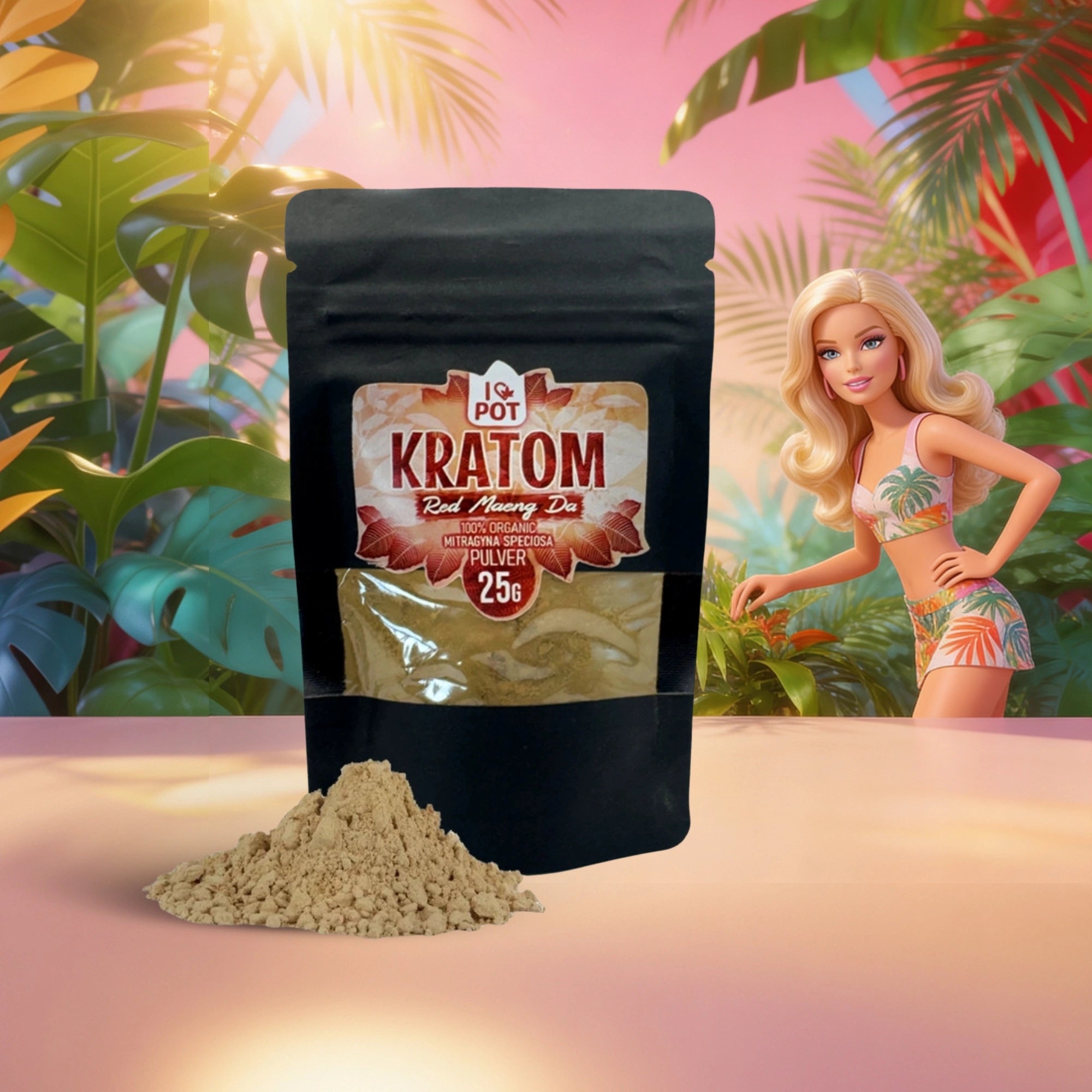 ILovePot Kratompulver - Red Maeng Da